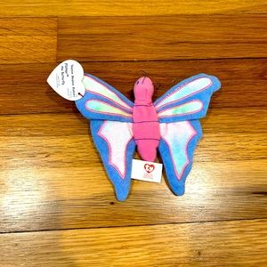 Ty Teenie Beanie Baby “Flitter” the butterfly 🦋